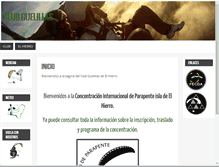 Tablet Screenshot of clubguelillas.com